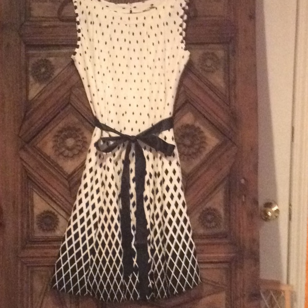 Black &white print Haani dress size petite xl